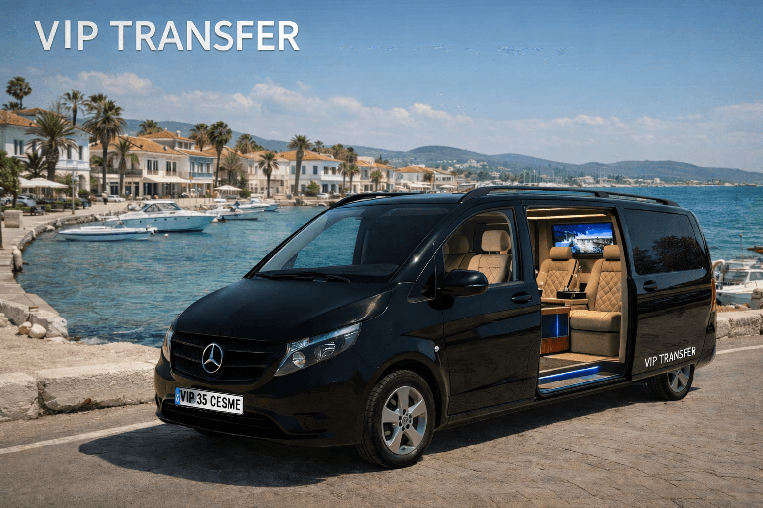 Çeşme VIP Transfer private luxury vehicle