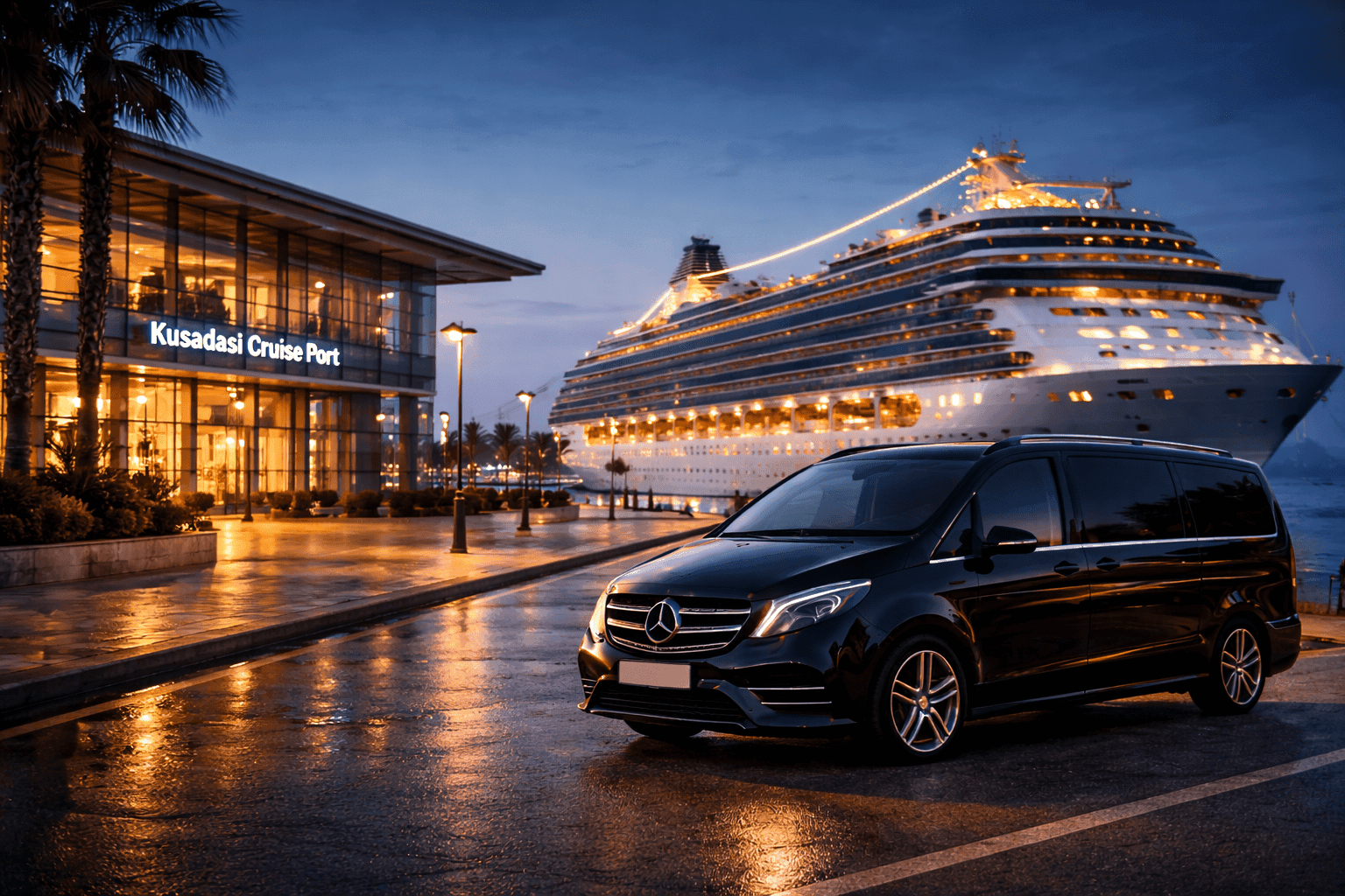 Kuşadası VIP Transfer coastal route from Izmir Airport