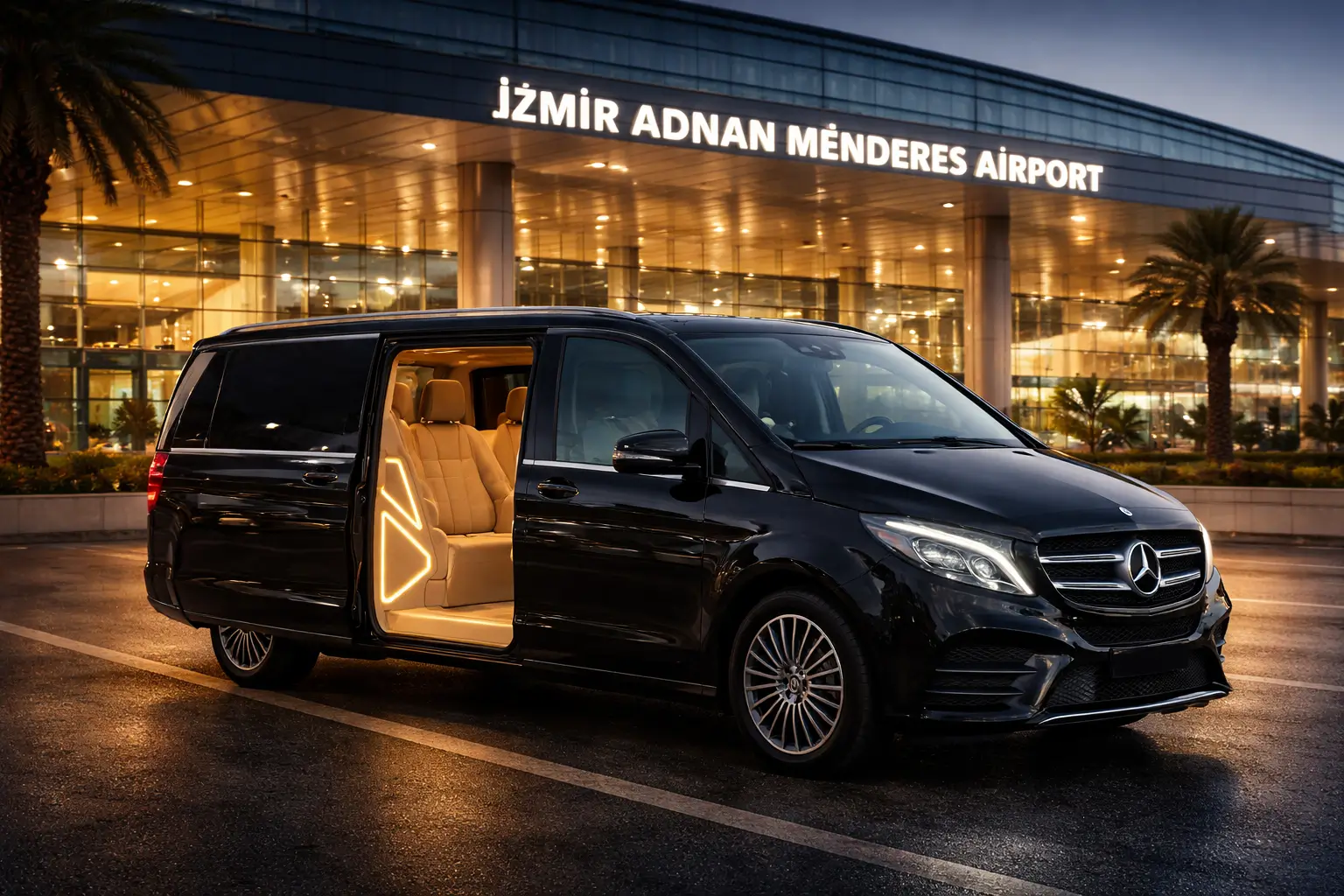 Izmir VIP Transfer vehicle for Izmir Airport Transfer (ADB) and private chauffeur services